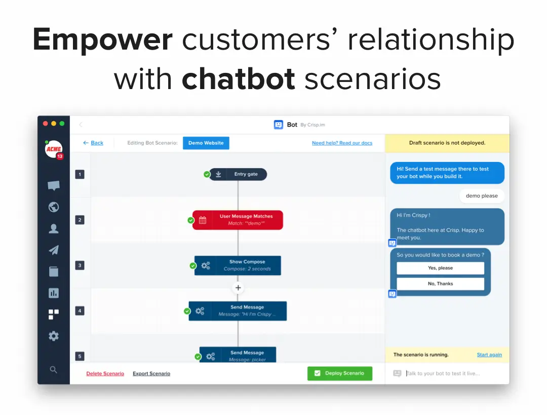 Illustration of Chatbot made for the purpose of providing better visuals at MAYPACT