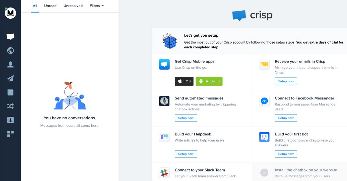 Crisp live chat Platform Overview by maypact