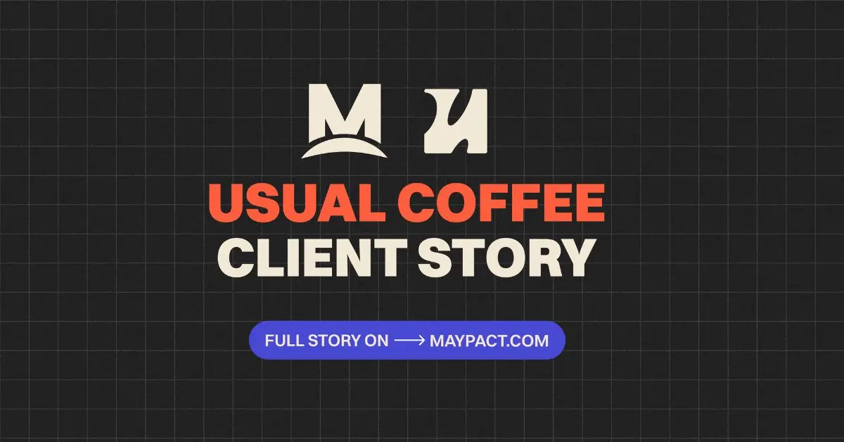 Illustration of Usual Coffee Client Story made for the purpose of providing better visuals at MAYPACT